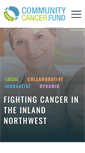 Mobile Screenshot of communitycancerfund.org